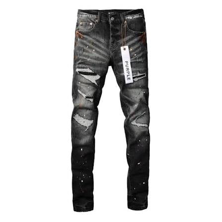 Jean* purple black